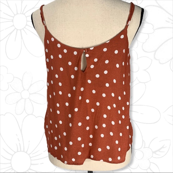 Elodie Polka Dot Cami Tank - Sz Med - EUC! - Picture 4 of 11